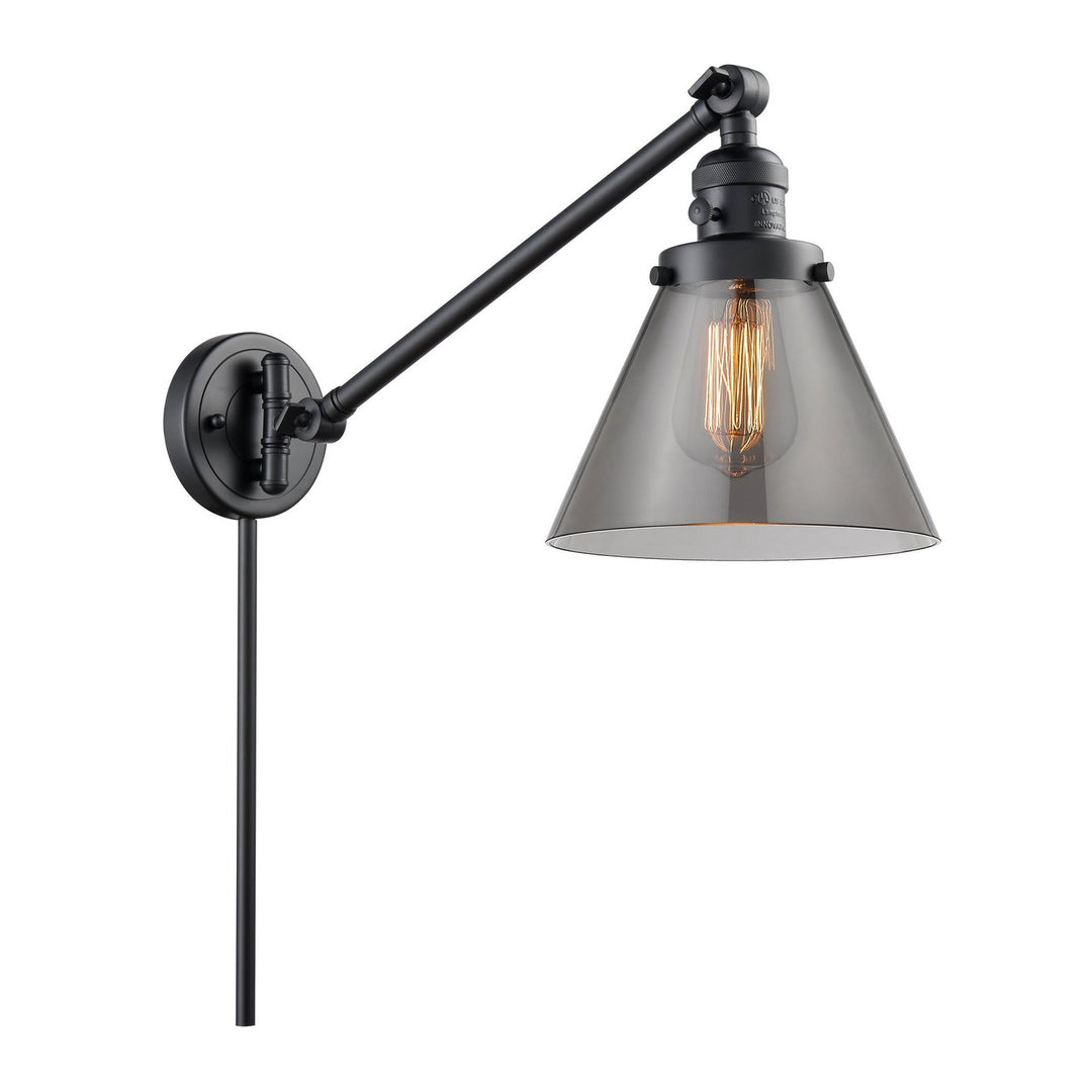 Innovations Lighting 237-BK-G43  Franklin Modern Restoration Lamp Matte Black