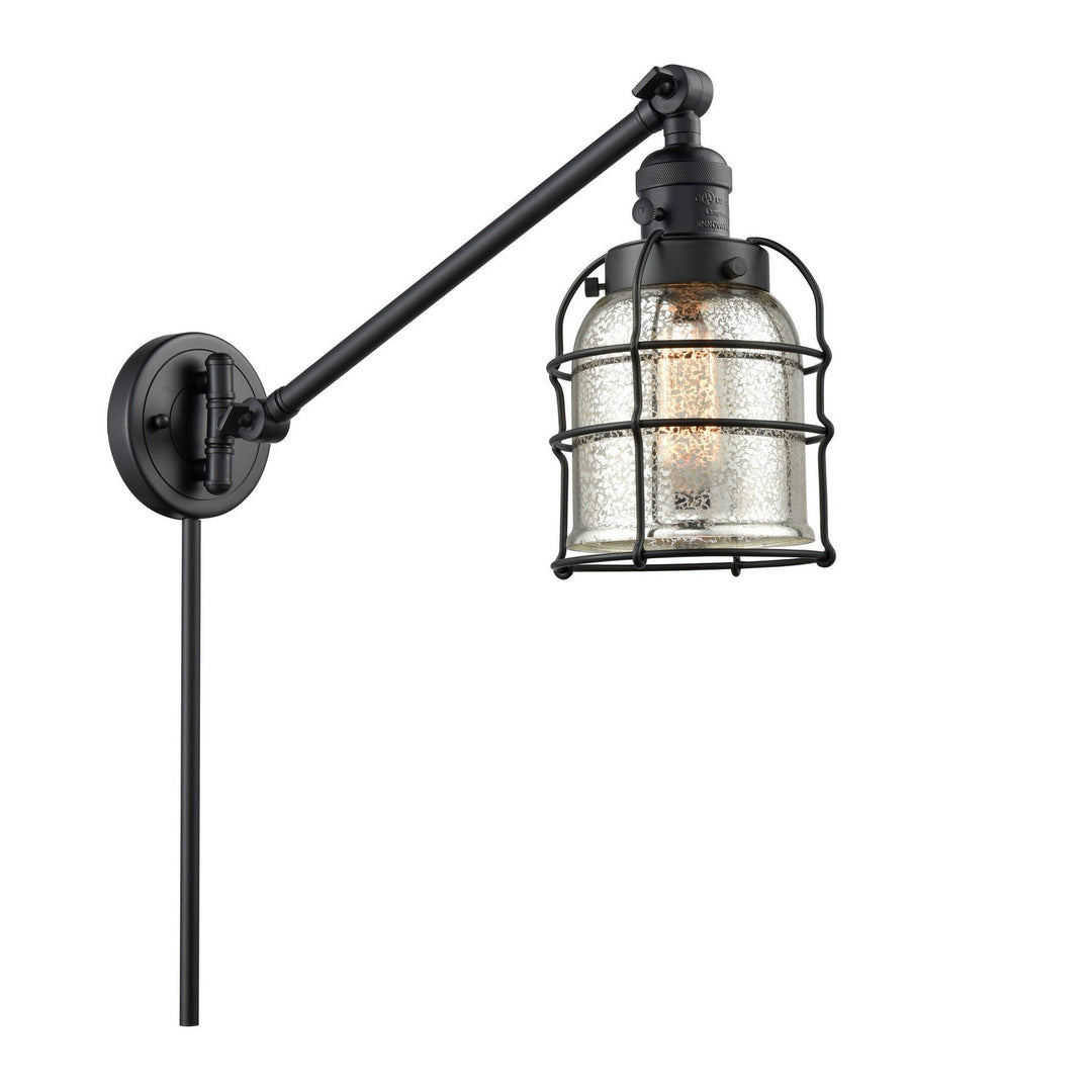 Innovations Lighting 237-BK-G58-CE  Franklin Restoration Lamp Matte Black