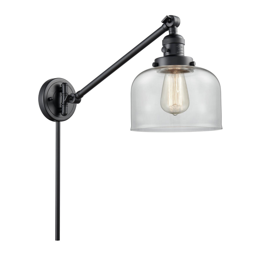 Innovations Lighting 237-BK-G72 Modern Franklin Restoration Lamp Matte Black