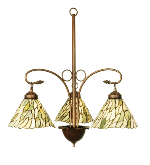 Meyda Tiffany Willow 103042 Chandelier Light - Mahogany Bronze