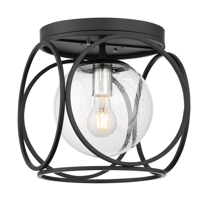 Nuvo Aurora 60-6936 Ceiling Light - Black / Polished Nickel
