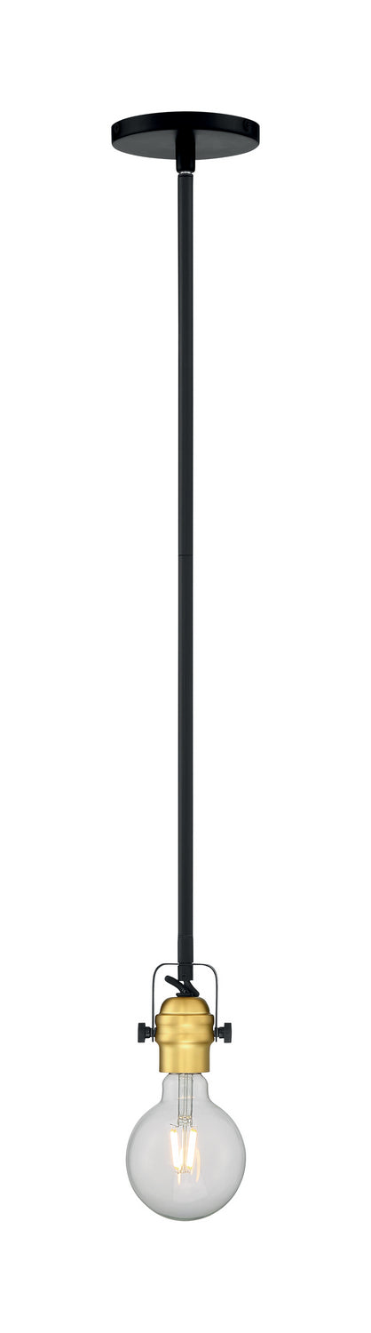 Nuvo Mantra 60-6987 Pendant Light - Black / Brushed Brass