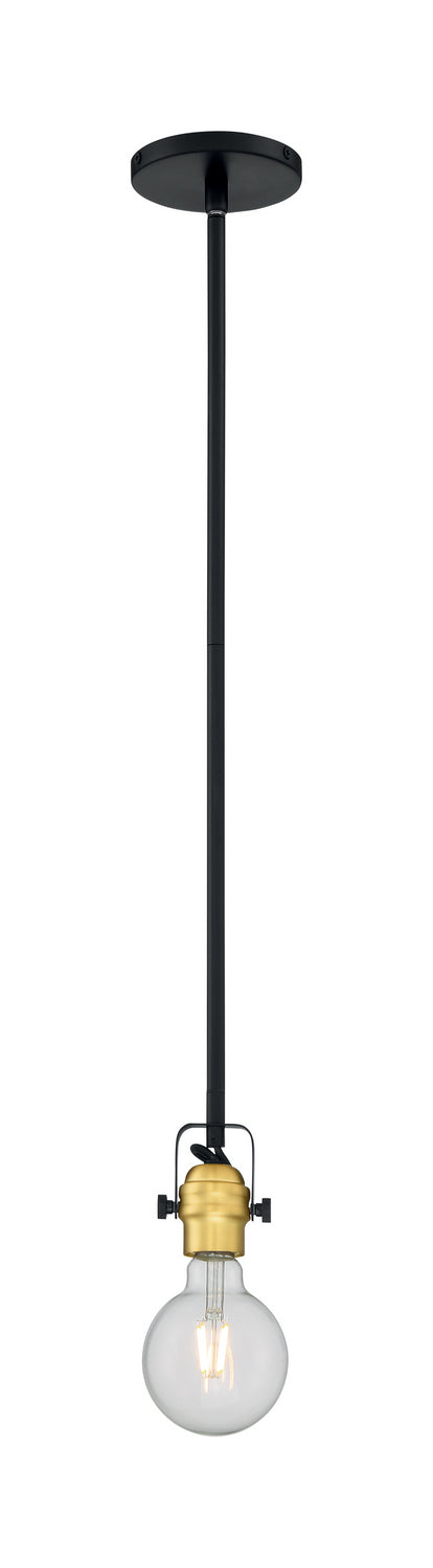 Nuvo Mantra 60-6987 Pendant Light - Black / Brushed Brass