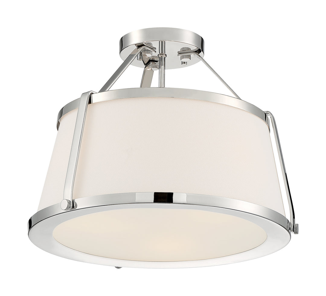 Nuvo Cutty 60-6996 Ceiling Light - Polished Nickel