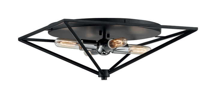 Nuvo Legend 60-7006 Ceiling Light - Black / Polished Nickel