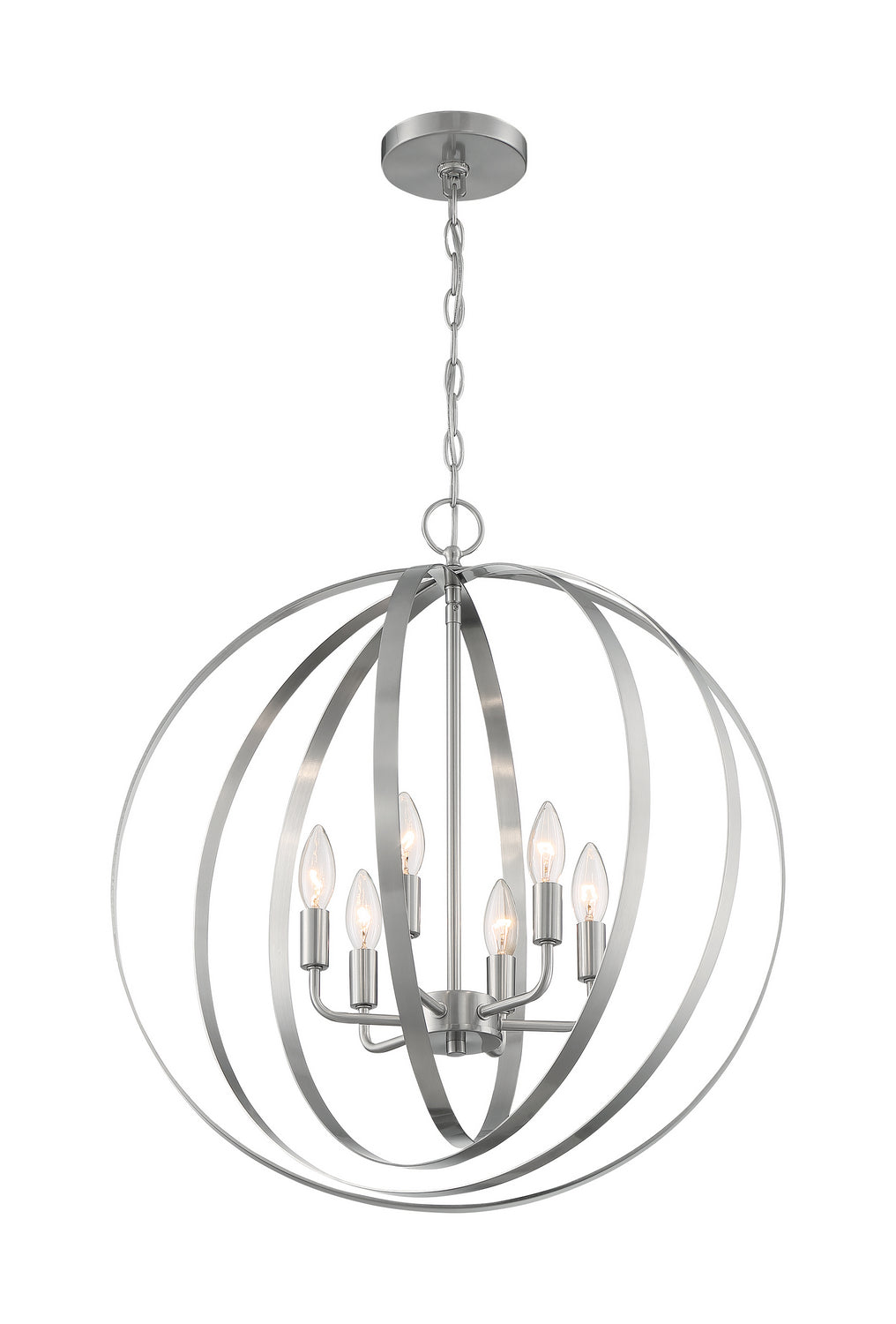 Nuvo Pendleton 60-7048 Chandelier Light - Brushed Nickel