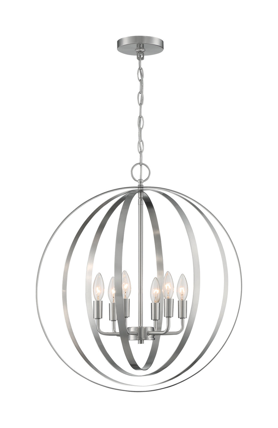 Nuvo Pendleton 60-7048 Chandelier Light - Brushed Nickel