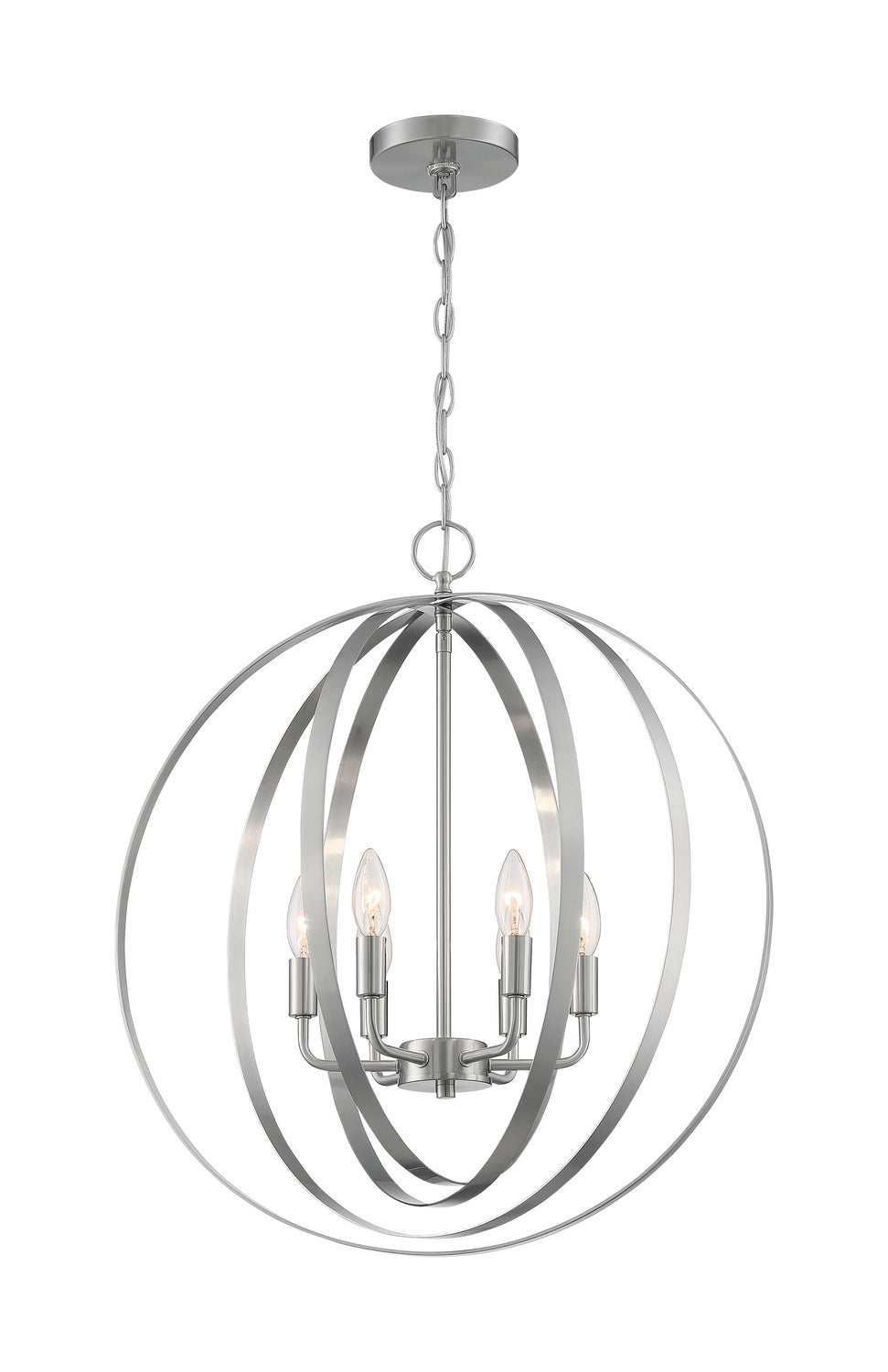 Nuvo Pendleton 60-7048 Chandelier Light - Brushed Nickel