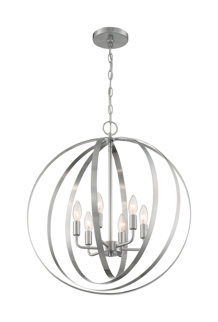 Nuvo Pendleton 60-7048 Chandelier Light - Brushed Nickel