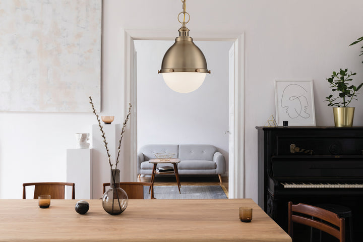 Nuvo Ronan 60-7049 Pendant Light - Burnished Brass