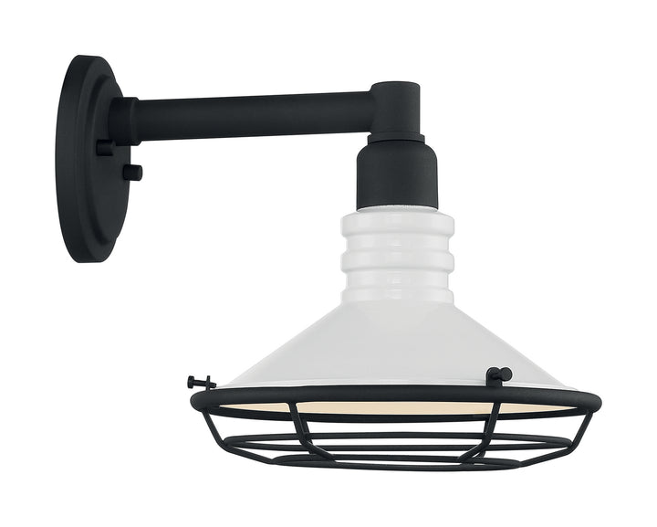 Nuvo Lighting 60-7051 Blue Harbor One Light Outdoor Wall Mount Outdoor Black