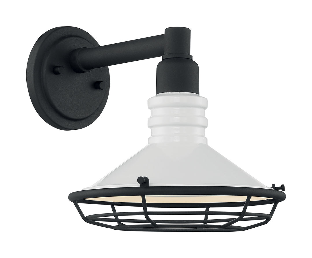 Nuvo Lighting 60-7051 Blue Harbor One Light Outdoor Wall Mount Outdoor Black