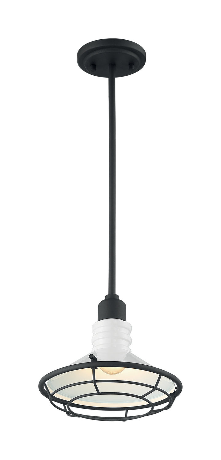 Nuvo Lighting 60-7053 Blue Harbor One Light Pendant Outdoor Black