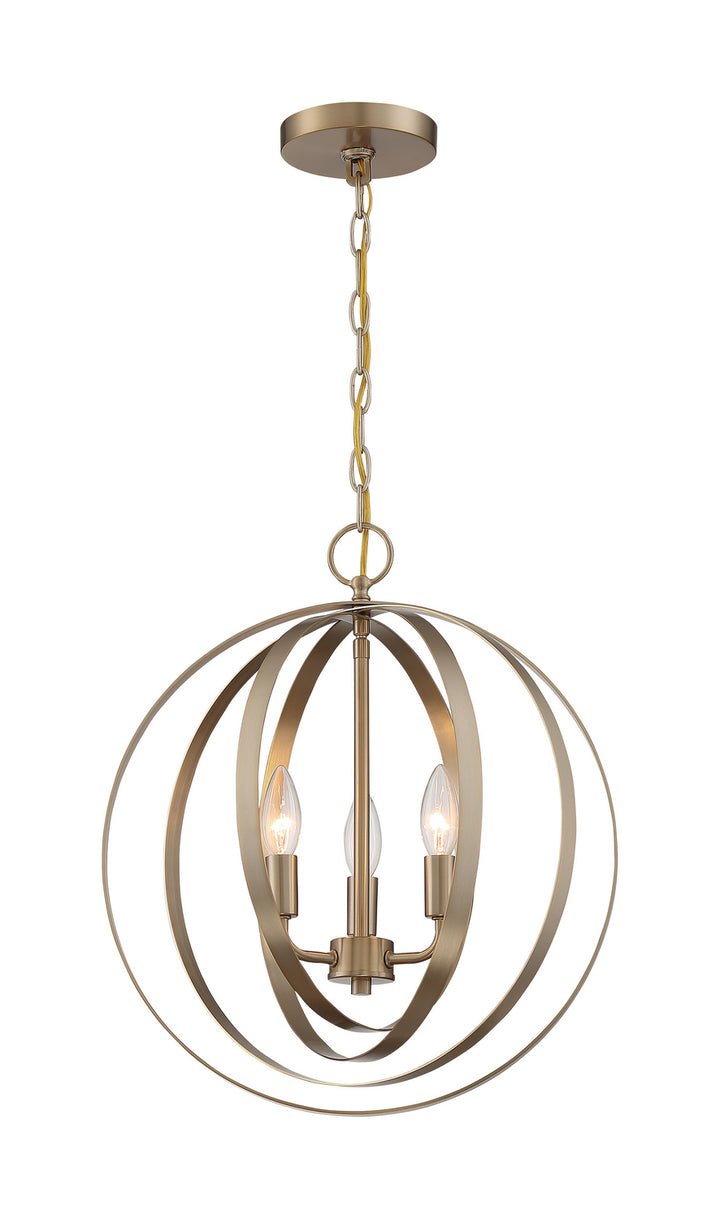 Nuvo Pendleton 60-7057 Chandelier Light - Burnished Brass