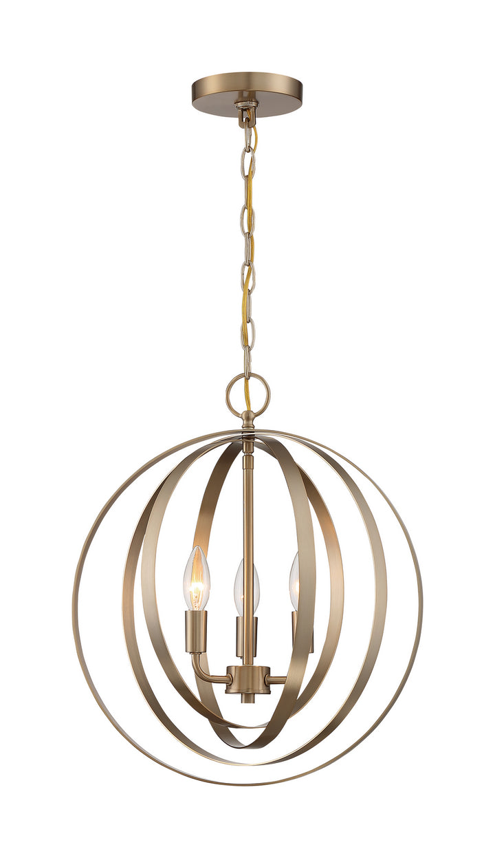 Nuvo Pendleton 60-7057 Chandelier Light - Burnished Brass