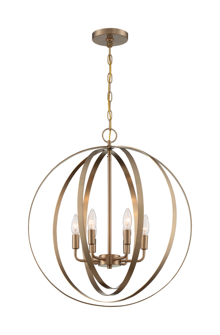 Nuvo Pendleton 60-7058 Chandelier Light - Burnished Brass