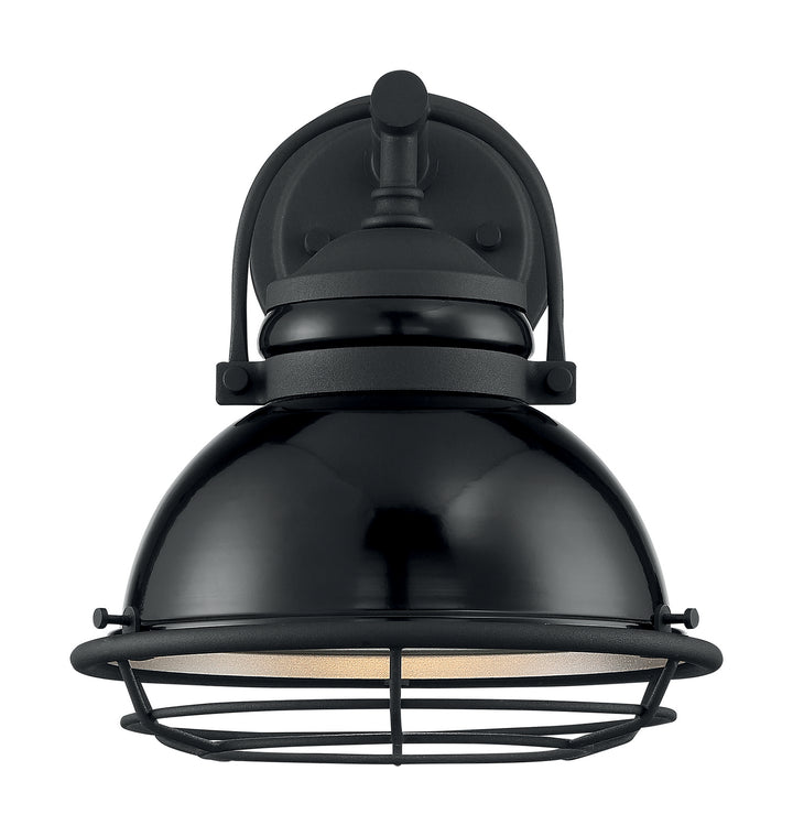 Nuvo Lighting 60-7061 Upton One Light Outdoor Wall Mount Outdoor Black