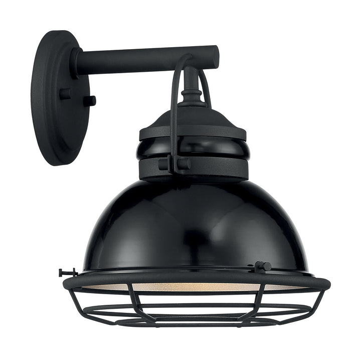 Nuvo Lighting 60-7061 Upton One Light Outdoor Wall Mount Outdoor Black