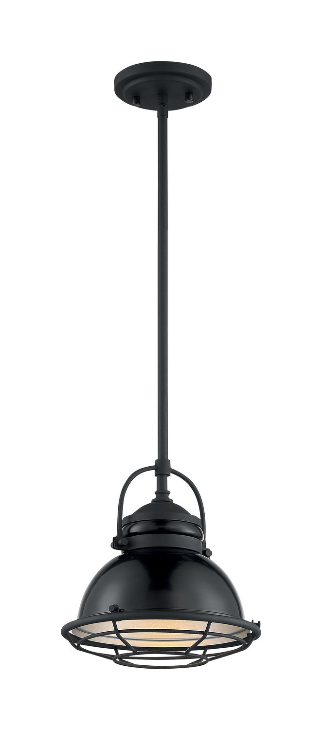 Nuvo Lighting 60-7063 Upton One Light Pendant Outdoor Black