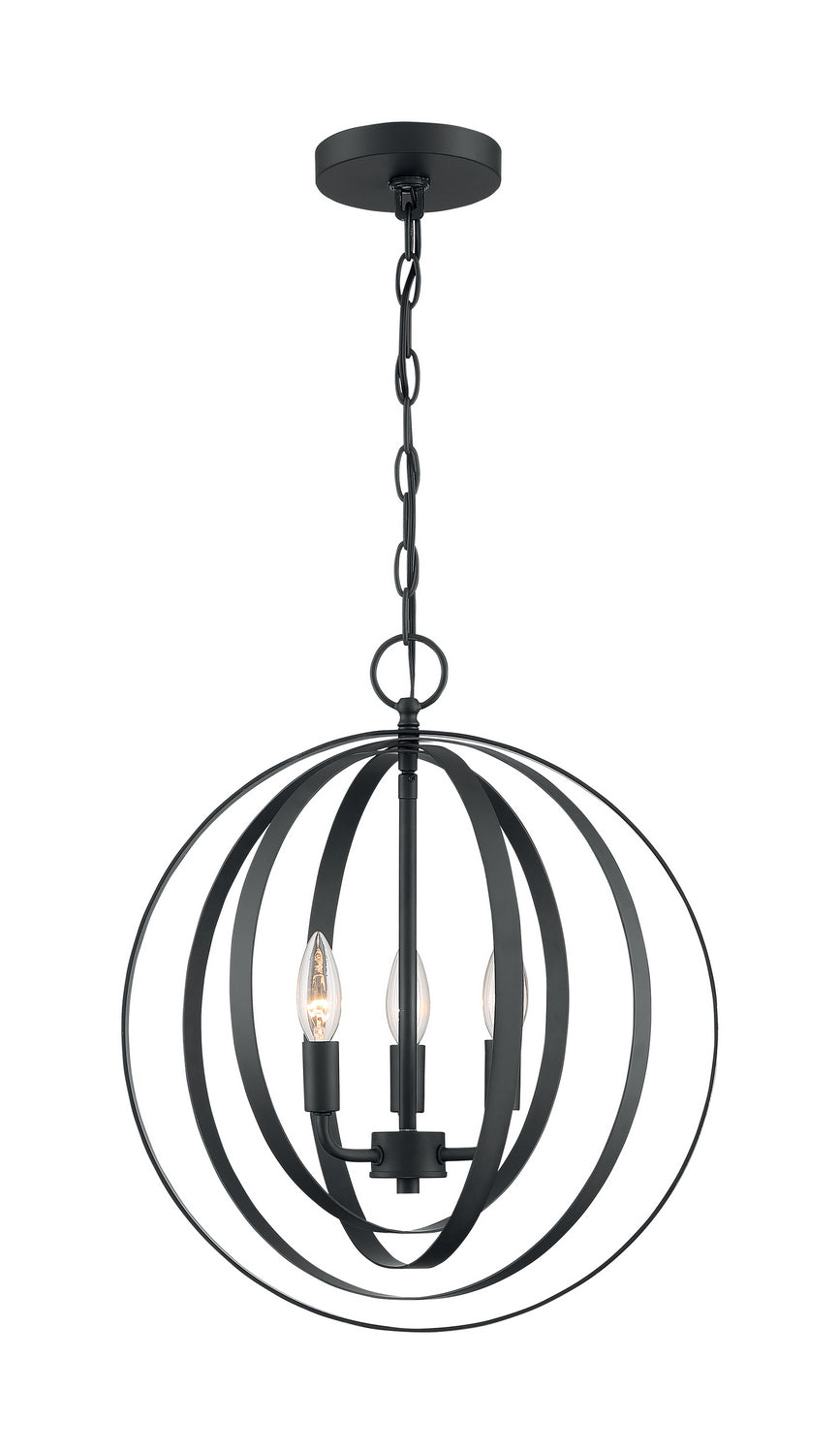 Nuvo Pendleton 60-7067 Chandelier Light - Matte Black