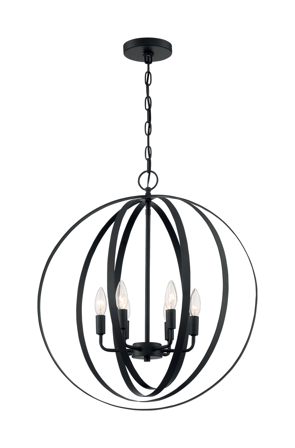 Nuvo Pendleton 60-7068 Chandelier Light - Matte Black