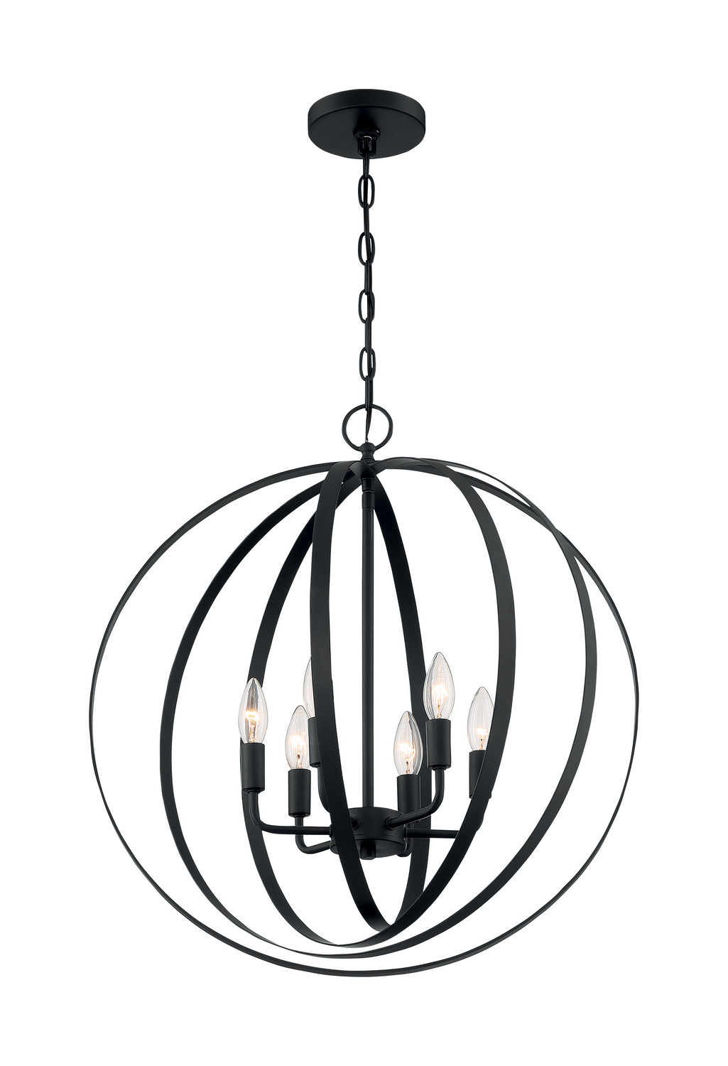 Nuvo Pendleton 60-7068 Chandelier Light - Matte Black