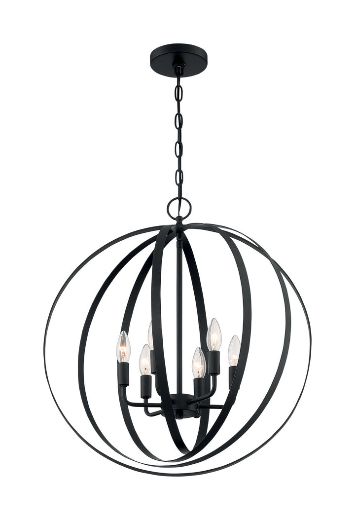 Nuvo Pendleton 60-7068 Chandelier Light - Matte Black