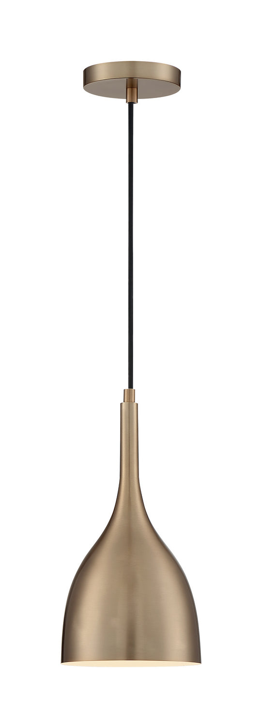 Nuvo Bellcap 60-7076 Pendant Light - Burnished Brass