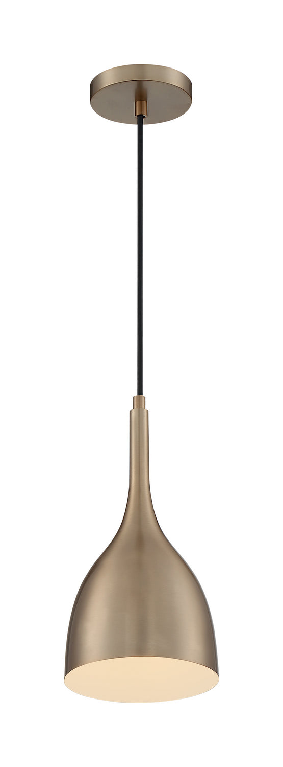 Nuvo Bellcap 60-7076 Pendant Light - Burnished Brass