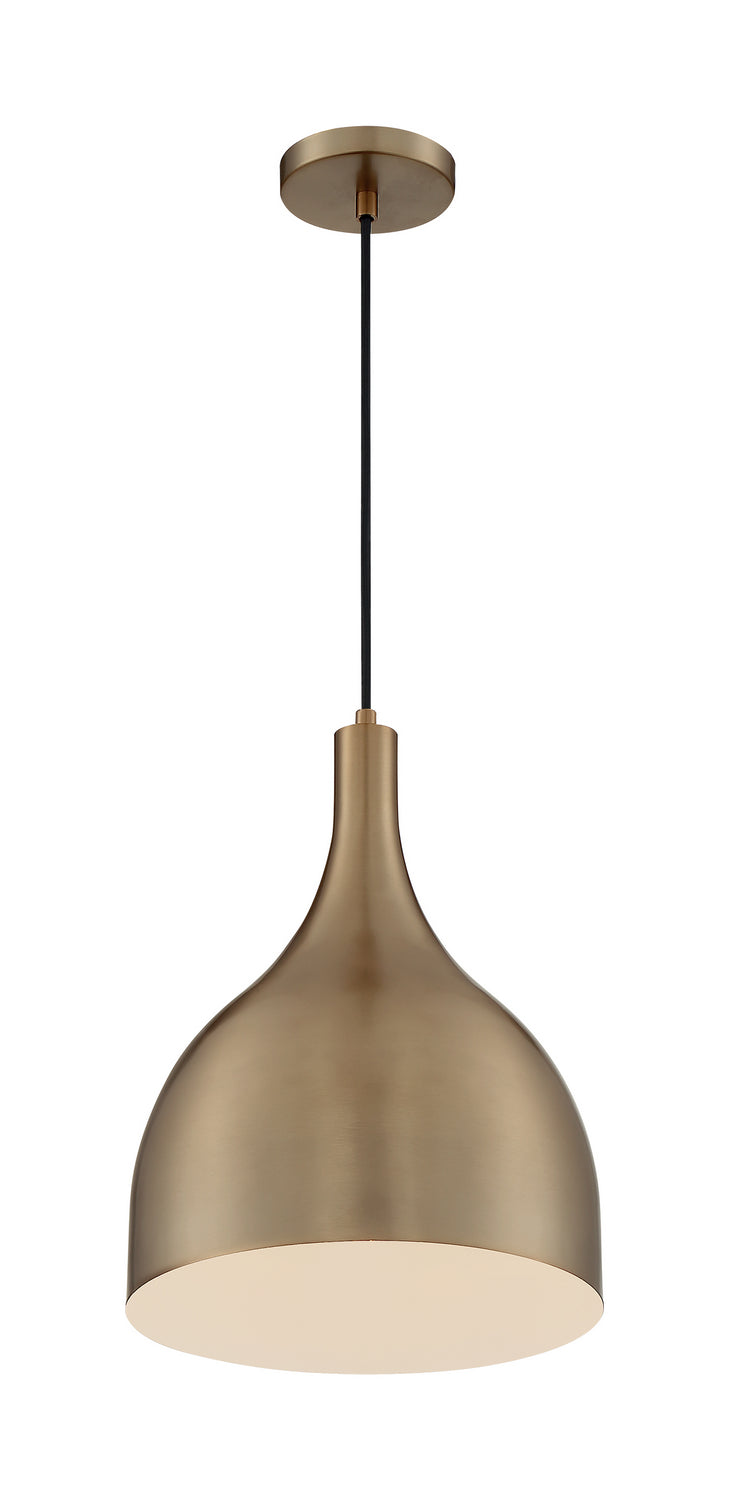 Nuvo Bellcap 60-7077 Pendant Light - Burnished Brass