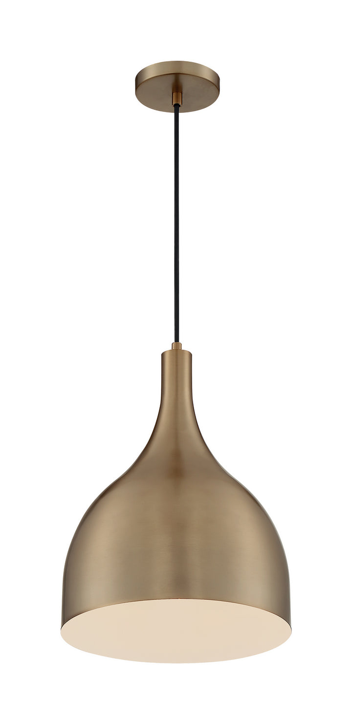Nuvo Bellcap 60-7077 Pendant Light - Burnished Brass