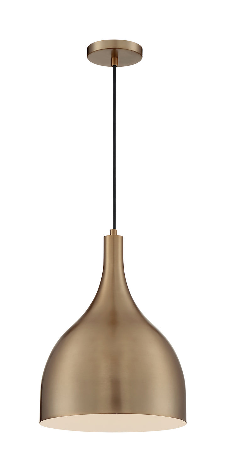 Nuvo Bellcap 60-7077 Pendant Light - Burnished Brass
