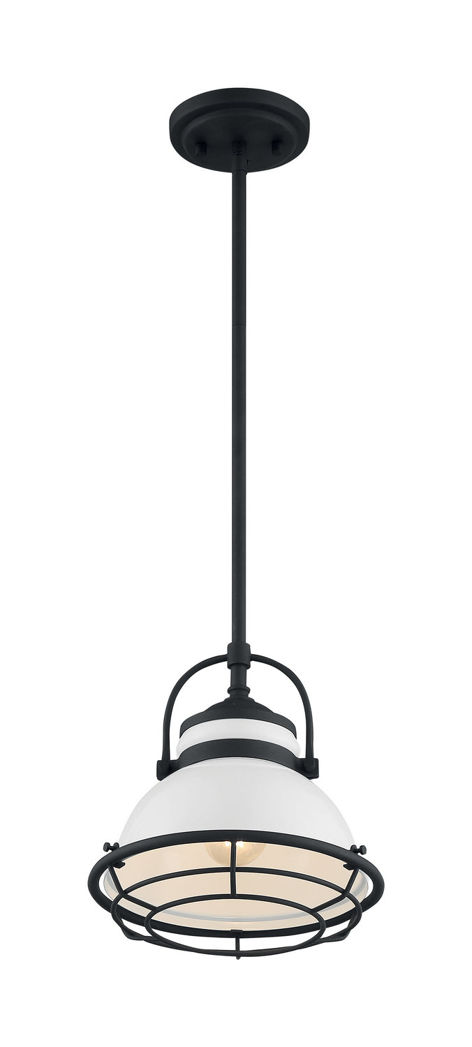 Nuvo Lighting 60-7083 Upton One Light Pendant Outdoor Black