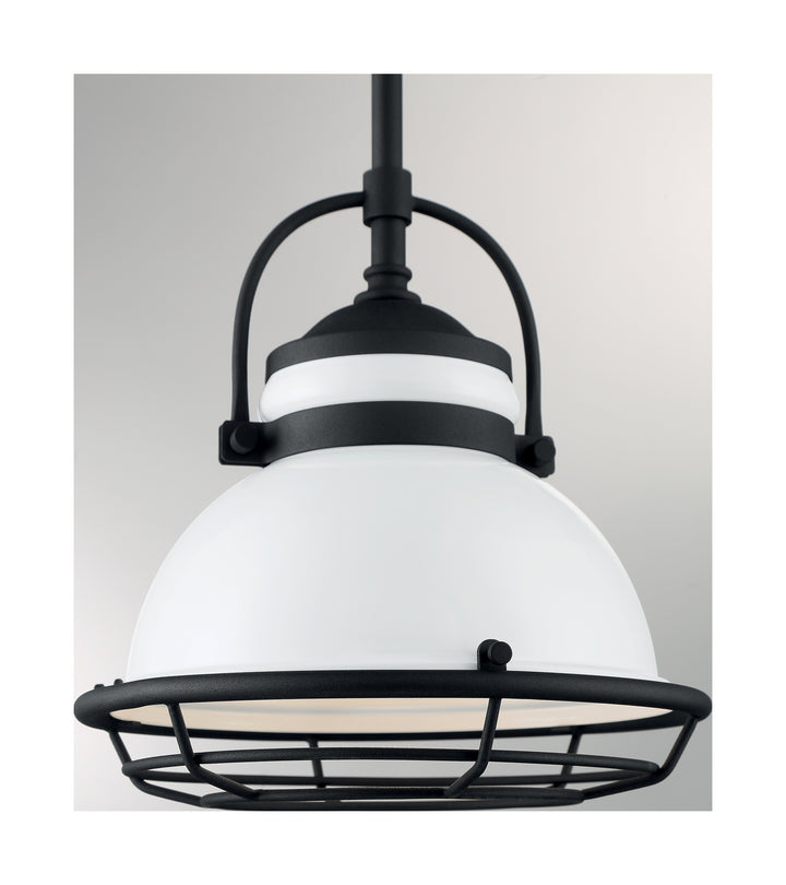 Nuvo Lighting 60-7083 Upton One Light Pendant Outdoor Black