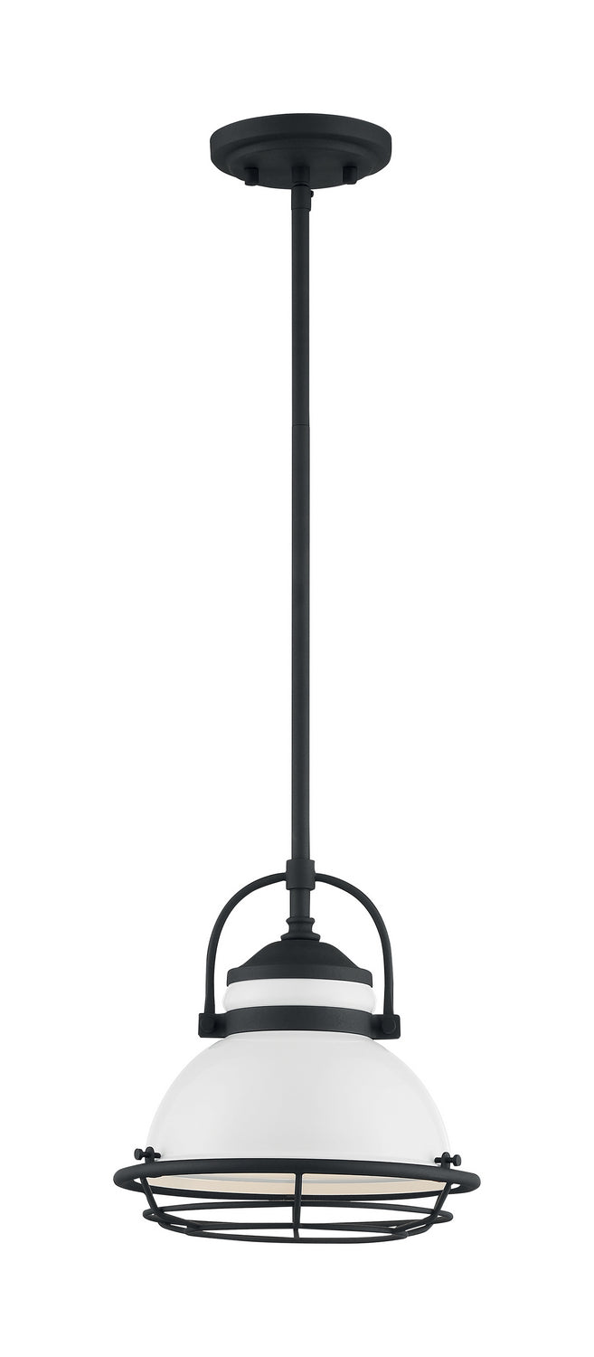 Nuvo Lighting 60-7083 Upton One Light Pendant Outdoor Black