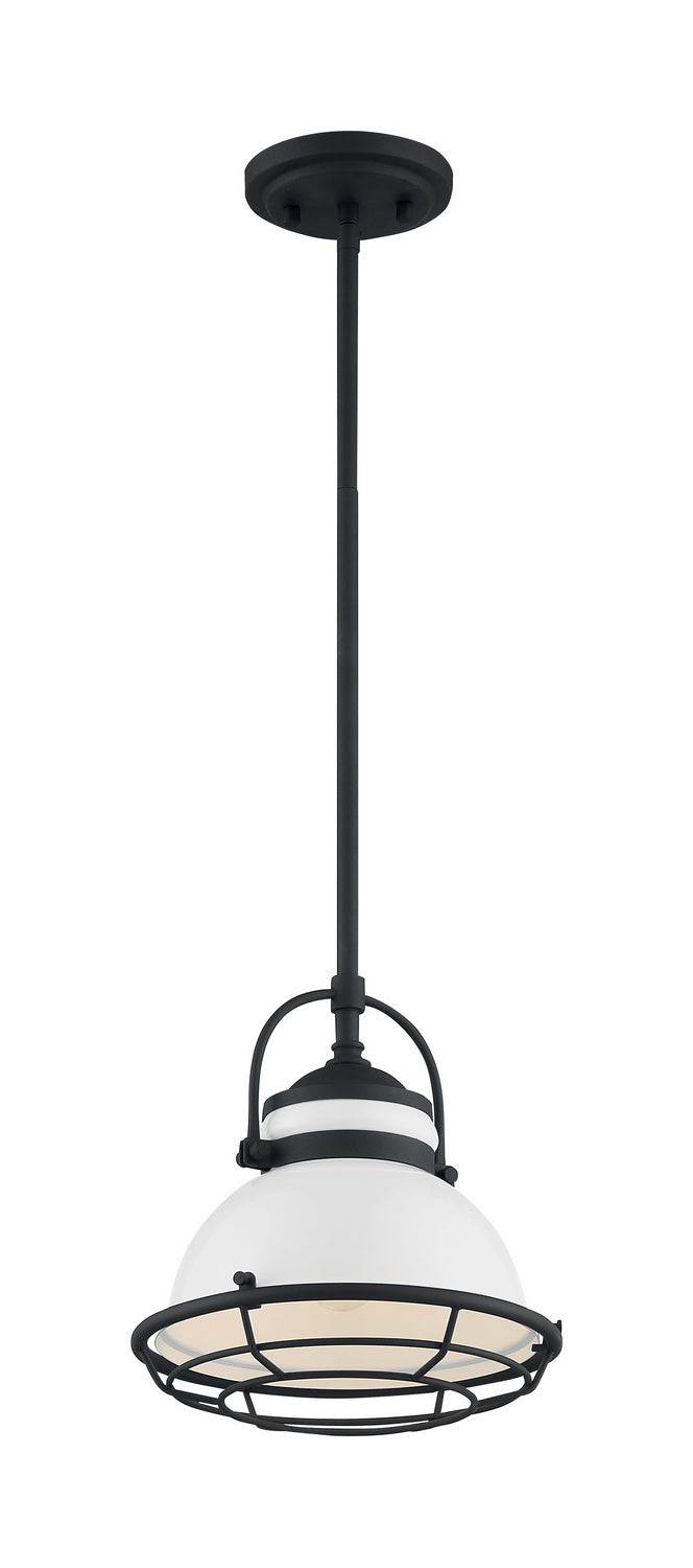 Nuvo Lighting 60-7083 Upton One Light Pendant Outdoor Black