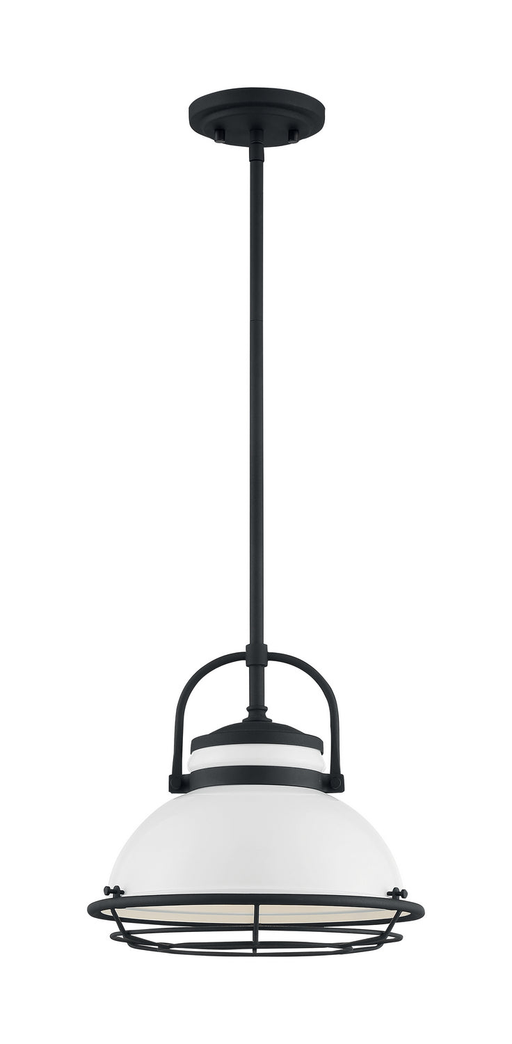 Nuvo Lighting 60-7084 Upton One Light Pendant Outdoor Black