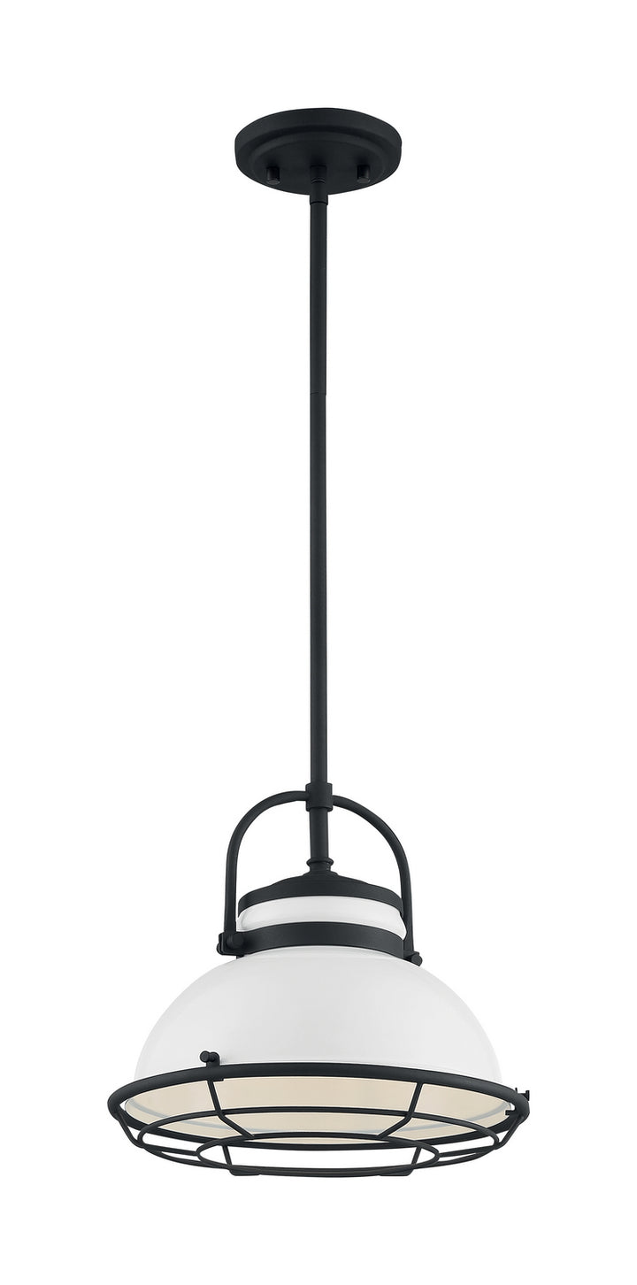 Nuvo Lighting 60-7084 Upton One Light Pendant Outdoor Black