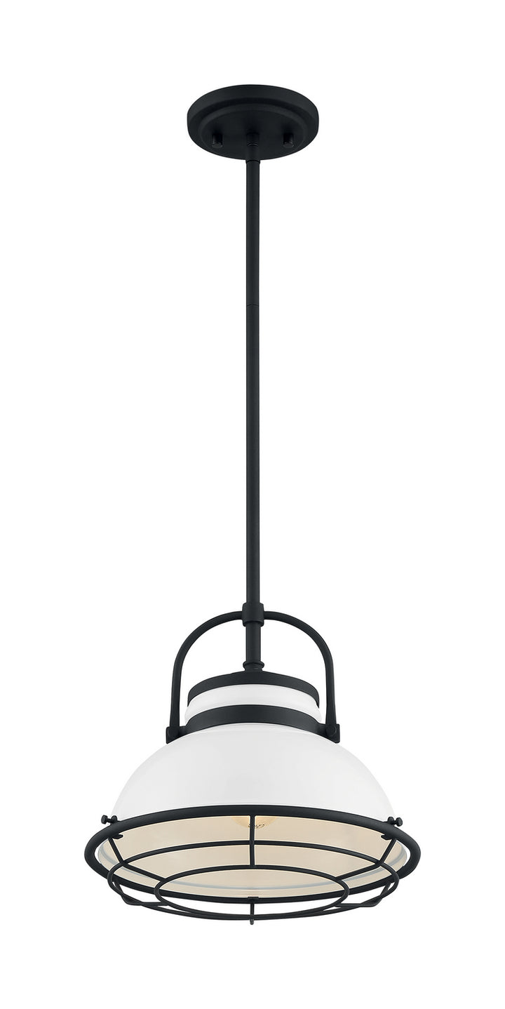 Nuvo Lighting 60-7084 Upton One Light Pendant Outdoor Black