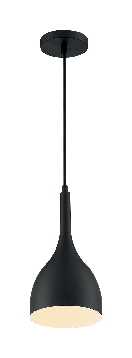 Nuvo Bellcap 60-7086 Pendant Light - Matte Black