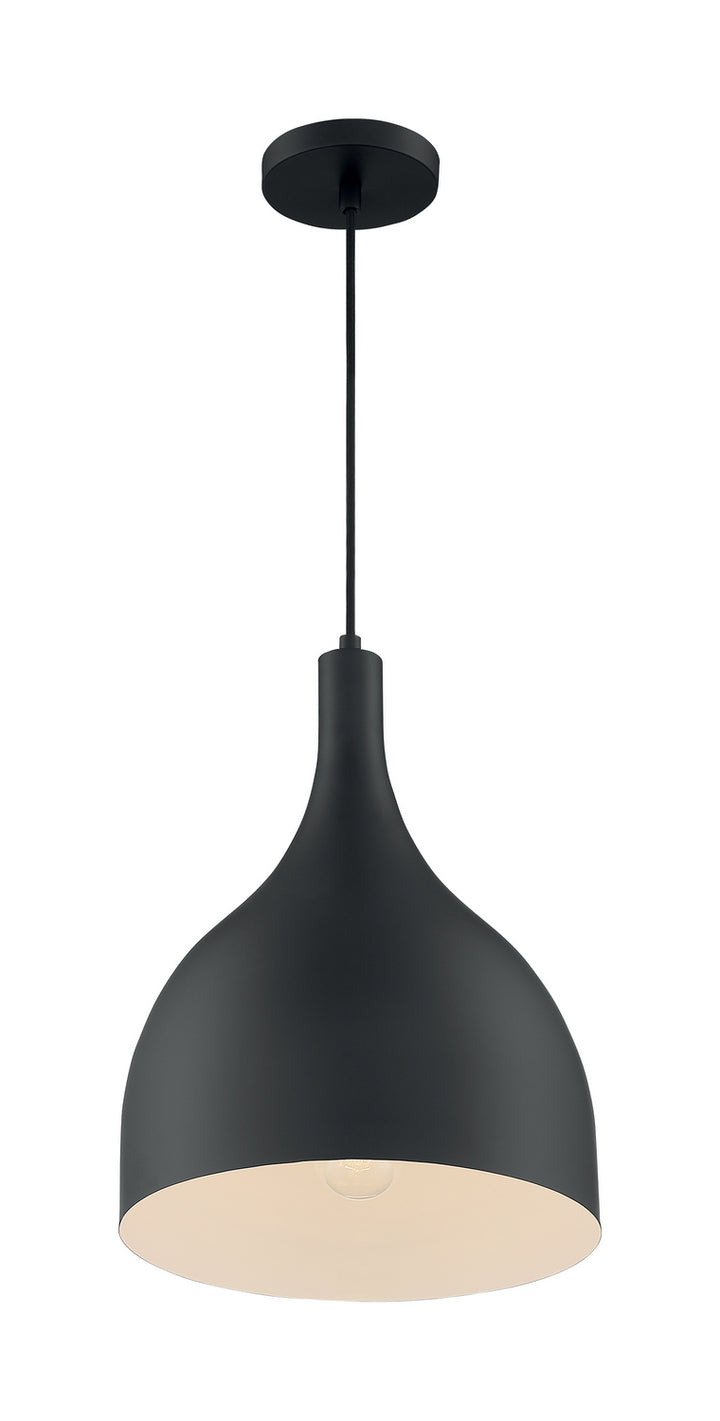 Nuvo Bellcap 60-7087 Pendant Light - Matte Black