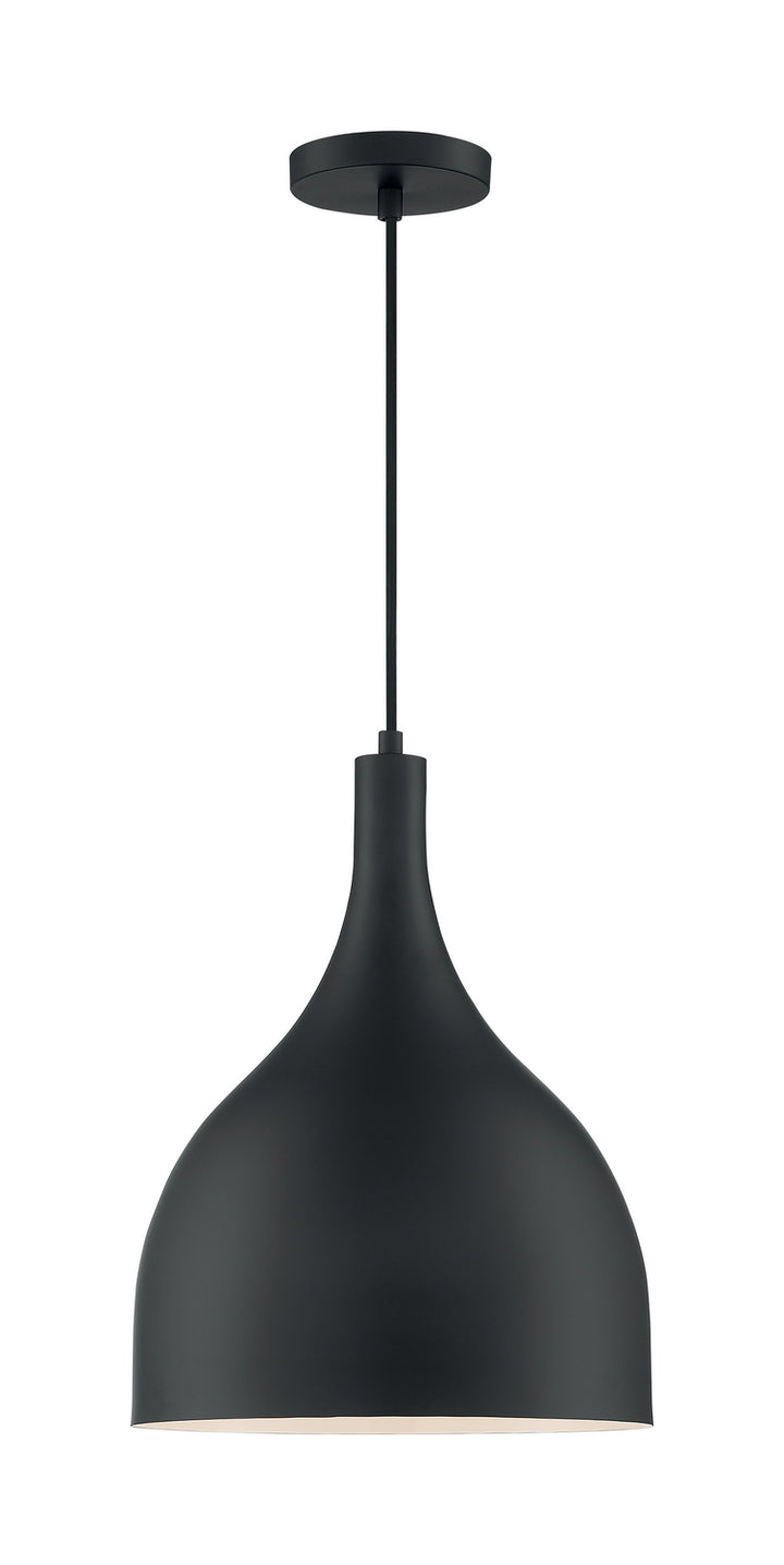 Nuvo Bellcap 60-7087 Pendant Light - Matte Black