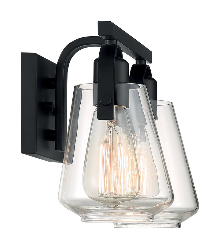 Nuvo Skybridge 60-7102 Bath Vanity Light 15 in. wide - Matte Black