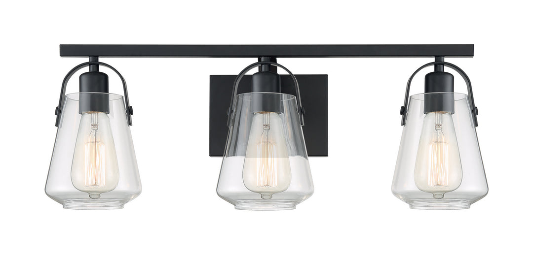 Nuvo Skybridge 60-7103 Bath Vanity Light 24 in. wide - Matte Black