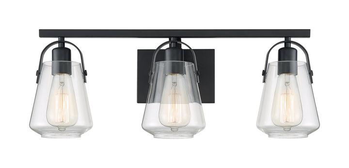 Nuvo Skybridge 60-7103 Bath Vanity Light 24 in. wide - Matte Black