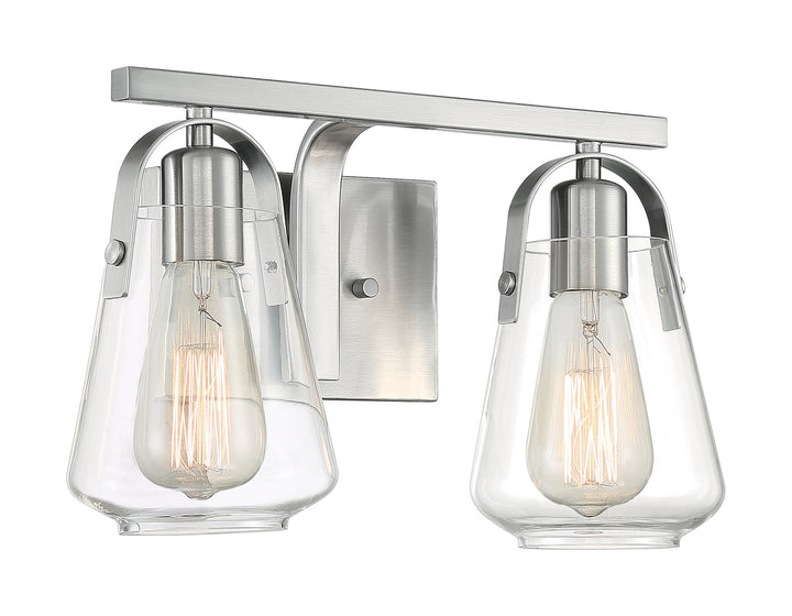 Nuvo Skybridge 60-7112 Bath Vanity Light 15 in. wide - Brushed Nickel