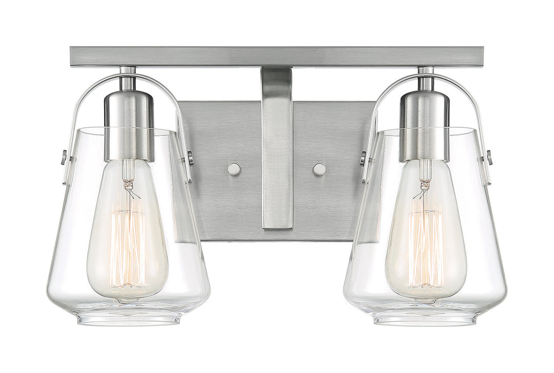Nuvo Skybridge 60-7112 Bath Vanity Light 15 in. wide - Brushed Nickel