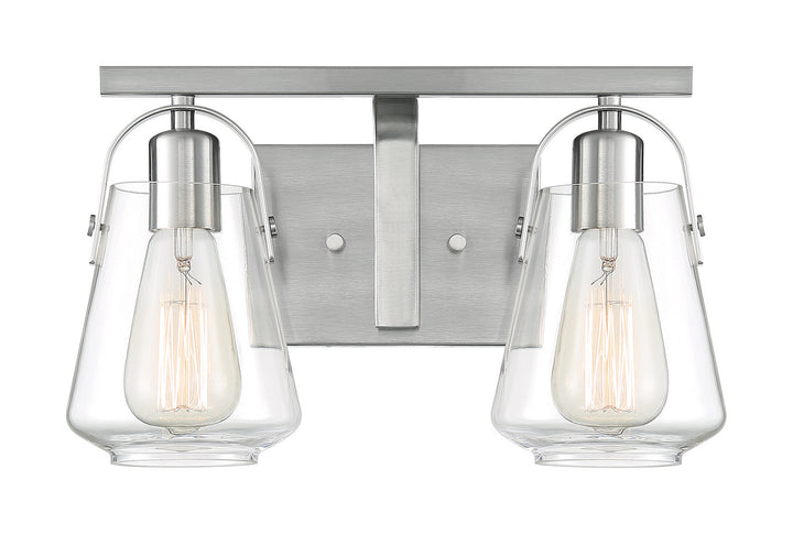 Nuvo Skybridge 60-7112 Bath Vanity Light 15 in. wide - Brushed Nickel