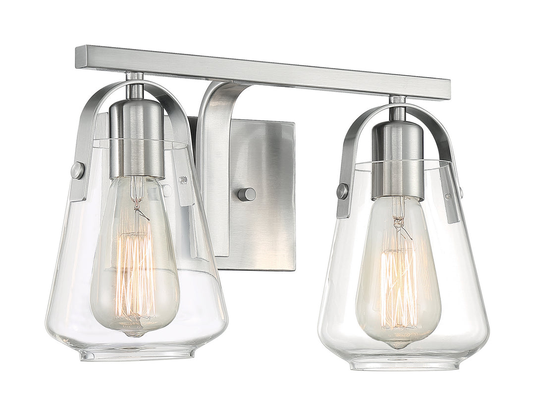 Nuvo Skybridge 60-7112 Bath Vanity Light 15 in. wide - Brushed Nickel