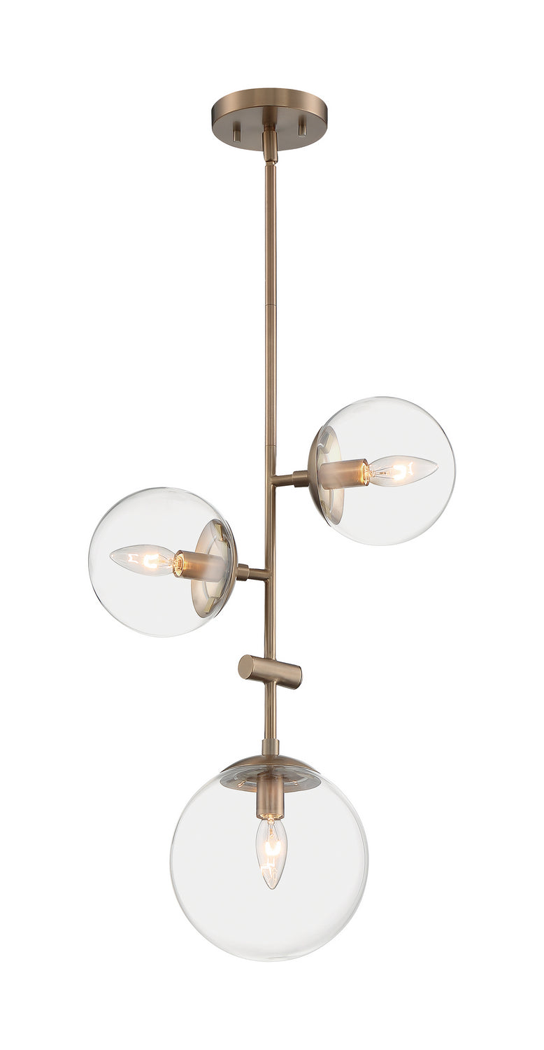 Nuvo Sky 60-7124 Pendant Light - Burnished Brass